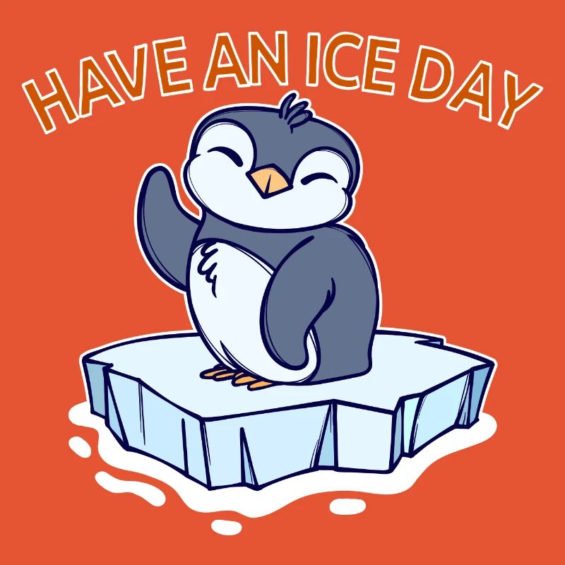 Antarctique Ice Cold Penguin Déclaration Oiseau de mer