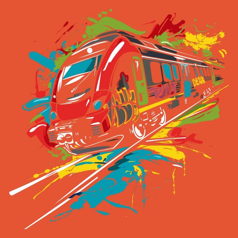 Graffiti Eisenbahn