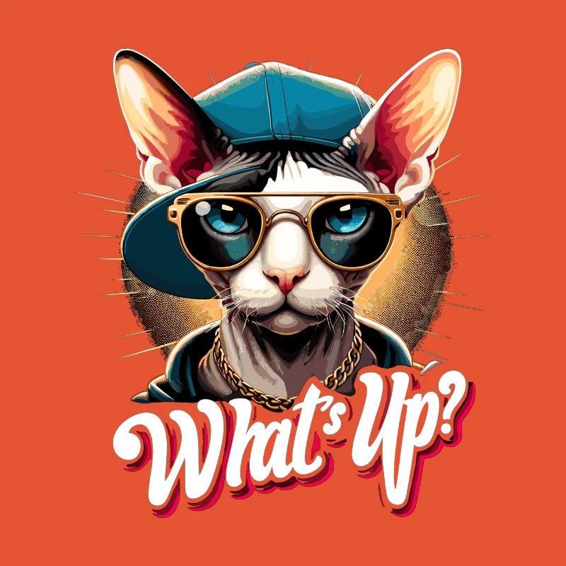 Cornish Rex What's Up Cat Gift