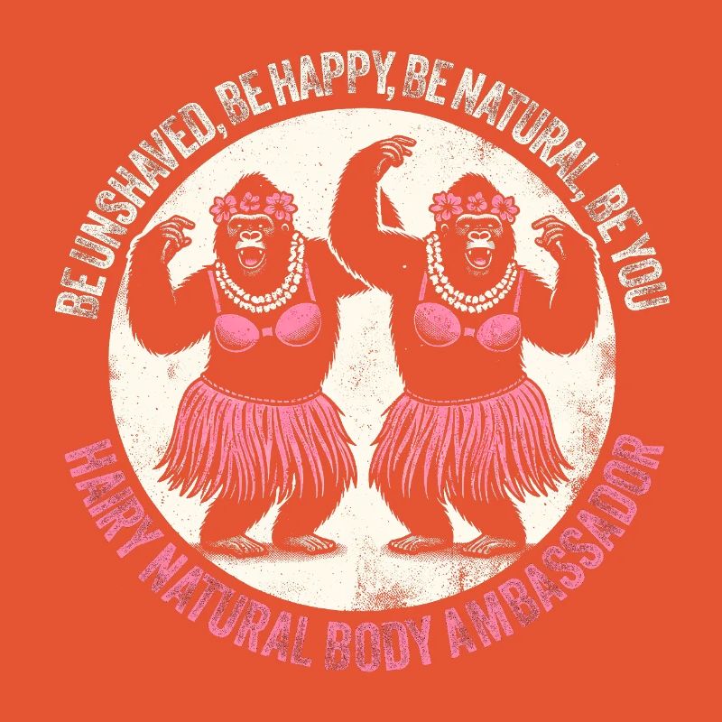 Hula Dancer Gorilla Celebration Tee