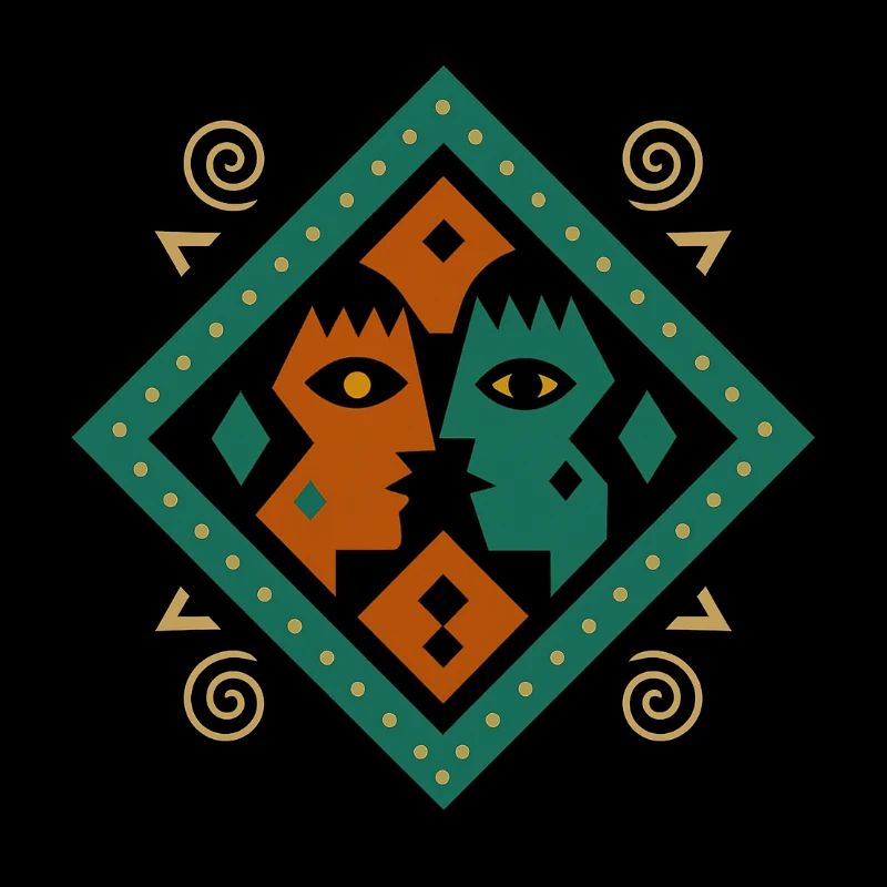 Tribal Faces Art