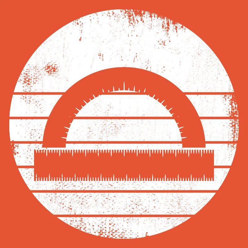 Semi-circular protractor