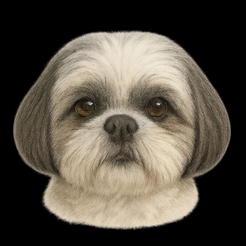 Portrait de Shih Tzu doux