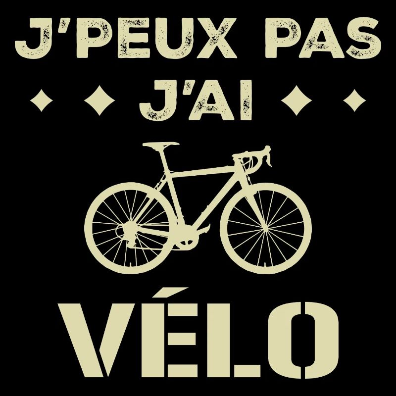 I can't, I have a bicycle. Cyclist. Cycling.