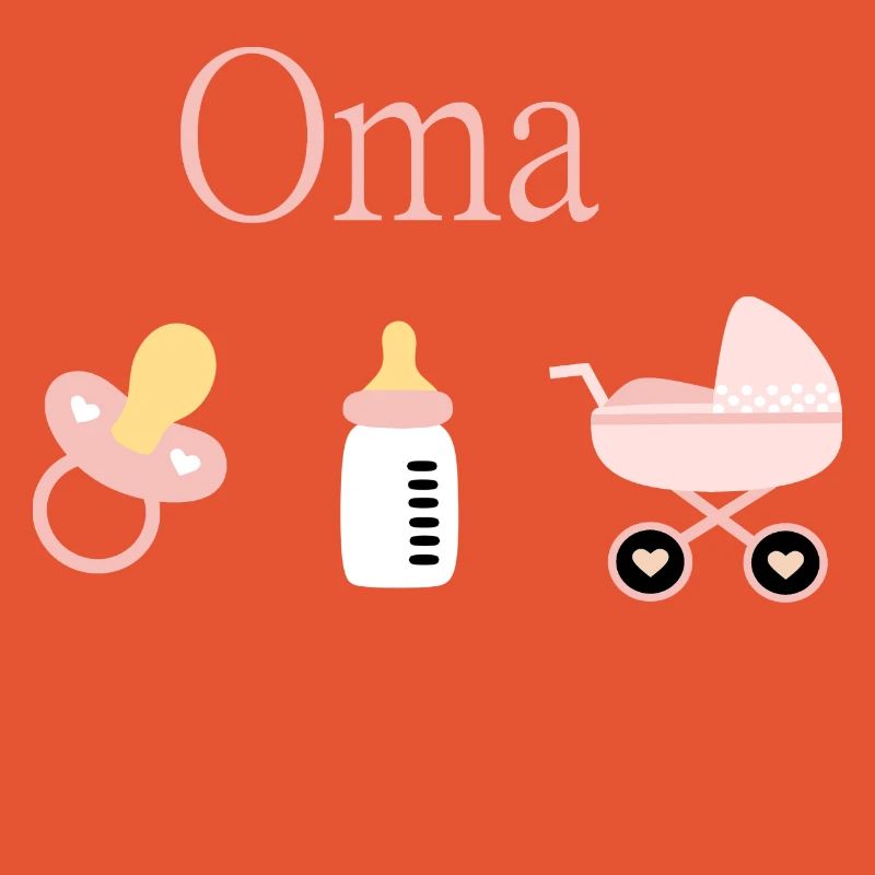 Oma Geburt Mädchen Vorlage personalisierbar