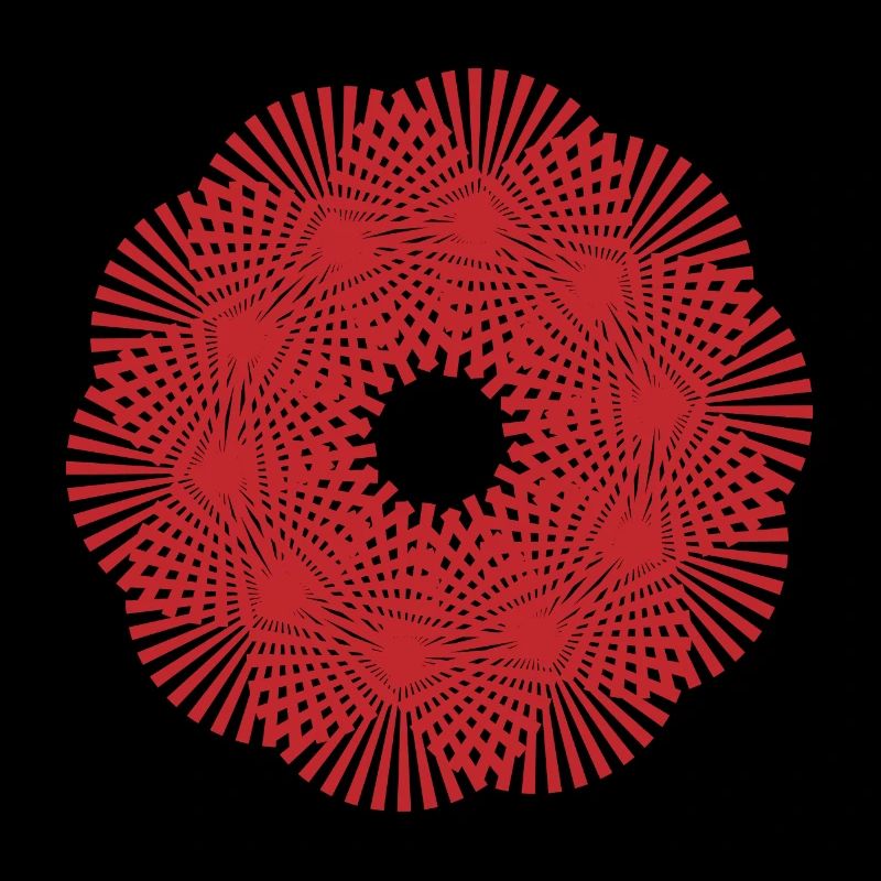 Mandala | Rayons de soleil | Modèle