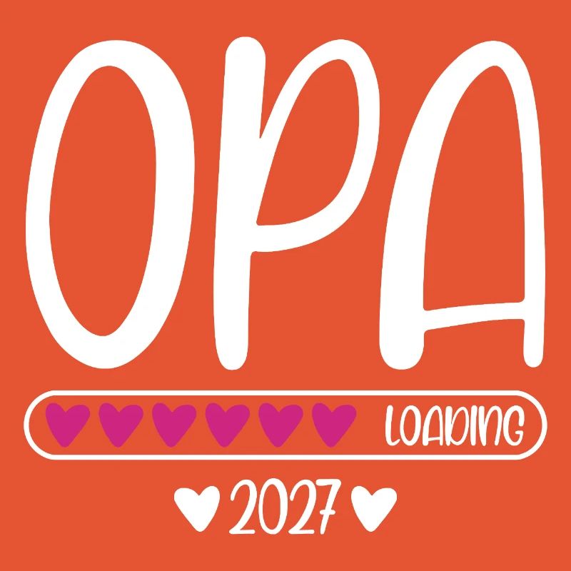 Grandpa 2027 loading with hearts loading bar
