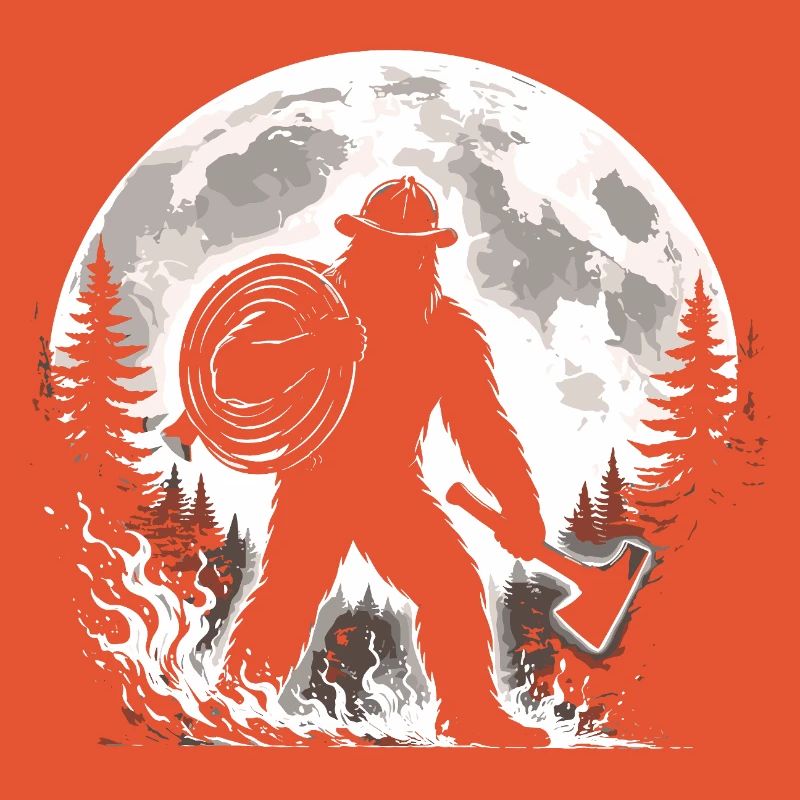 Bigfoot Firefighter
