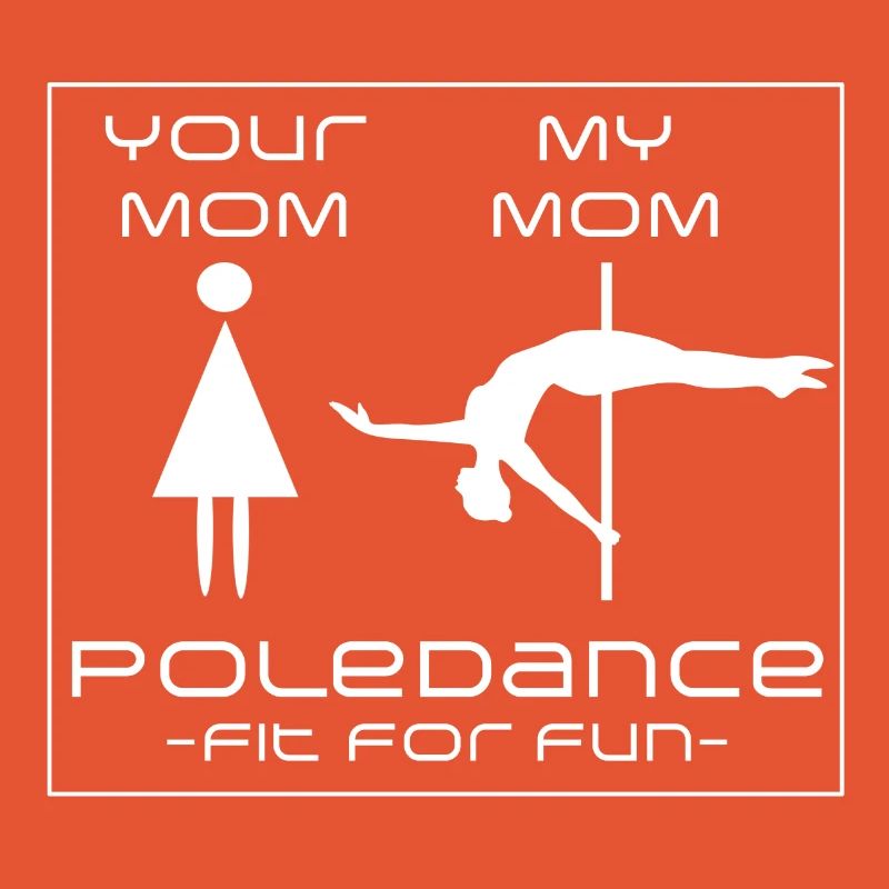 Amusement de maman en pole dance