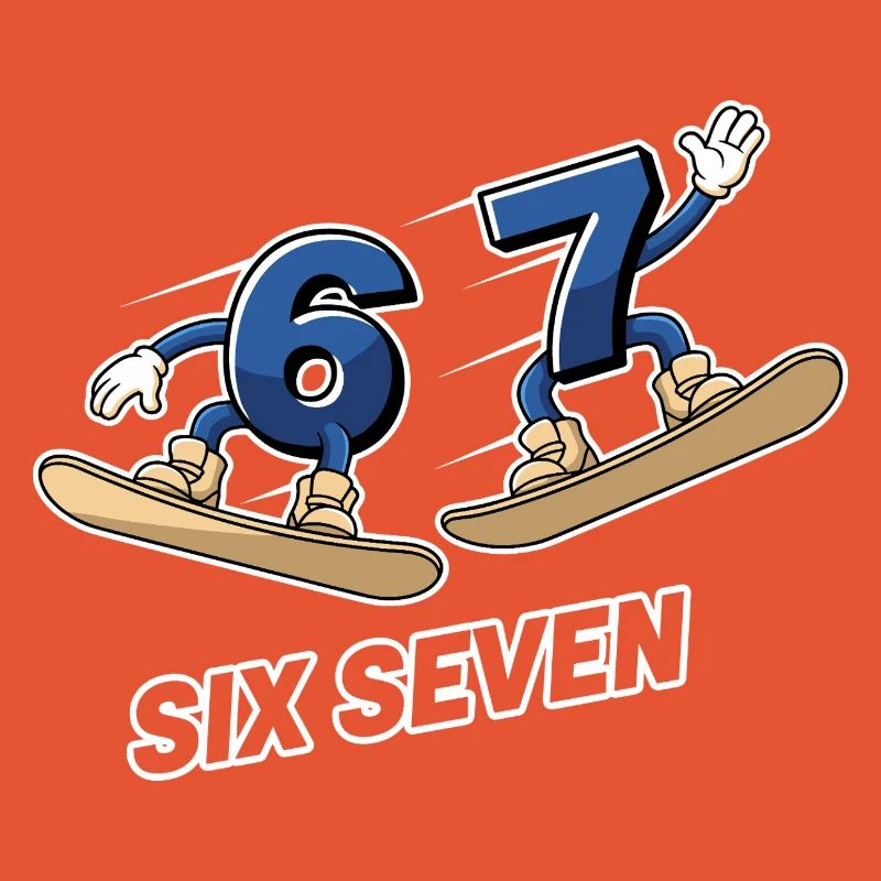 6 7 Six Seven Snowboard Meme