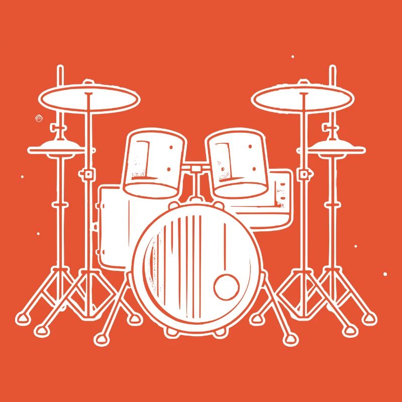 Drum Set Zeichnung