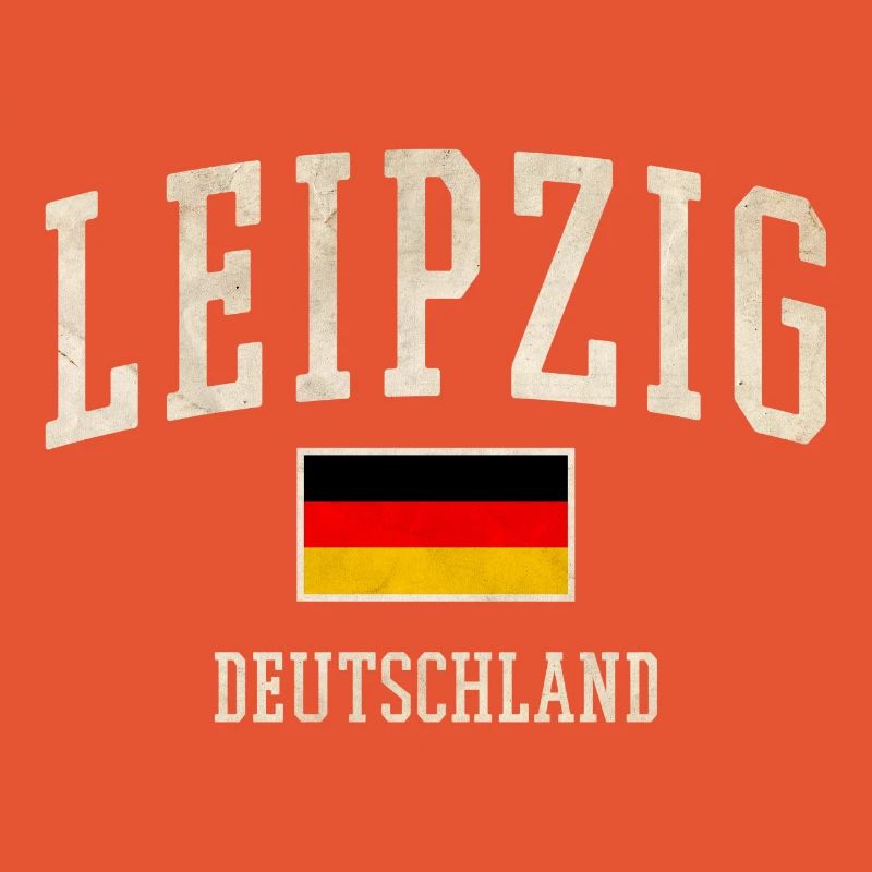 Look du drapeau allemand de Leipzig