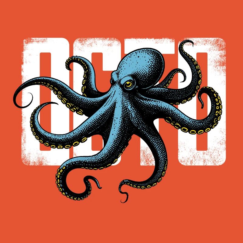 Stilisierter Oktopus