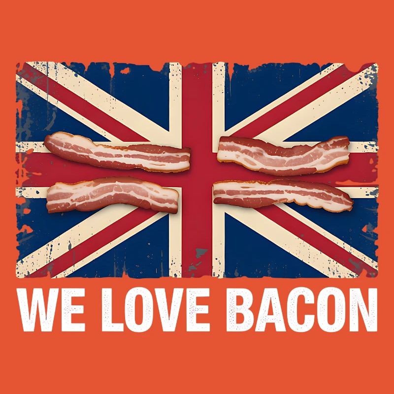 Nous aimons le bacon UK Mème