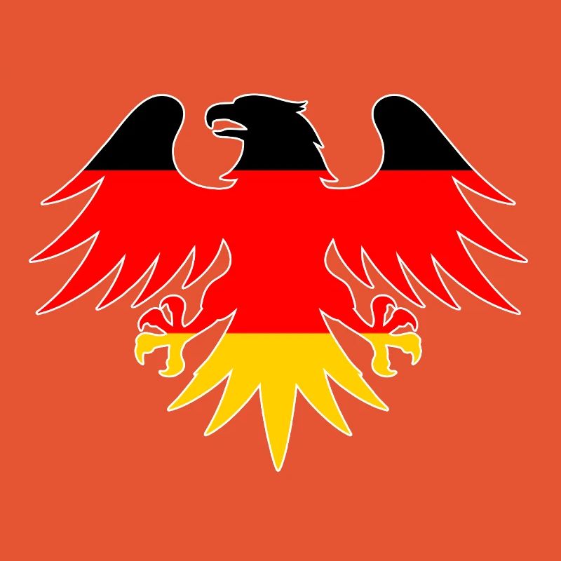 German flag eagle motif
