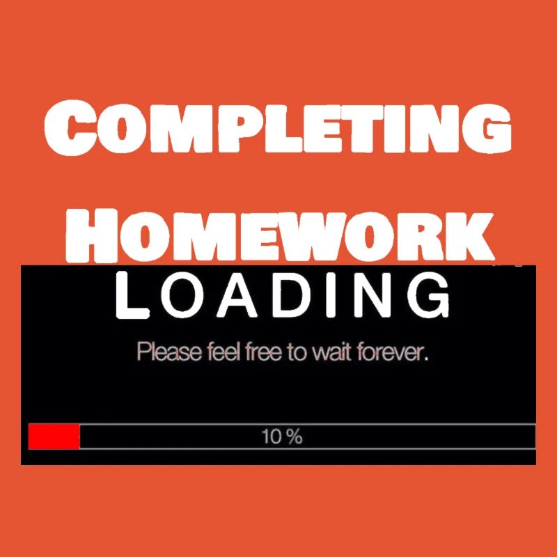 Scrolling Loading Bar University Funny Print
