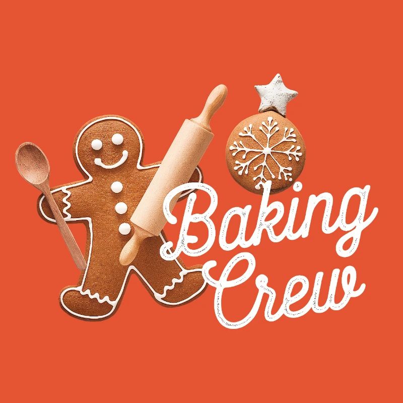 Baking Crew Gingerbread Man Cuisson de Noël