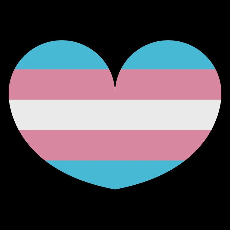 Drapeau trans heart