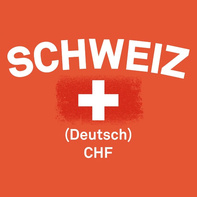 Schweizer Flagge CHF-Emblem