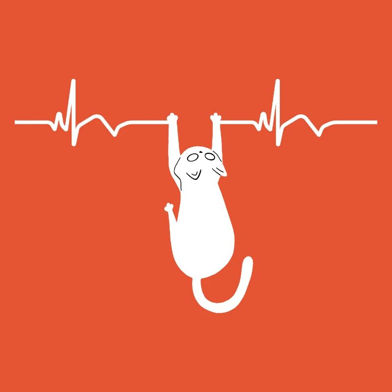 Katze EKG Herzfrequenz Herzschlag