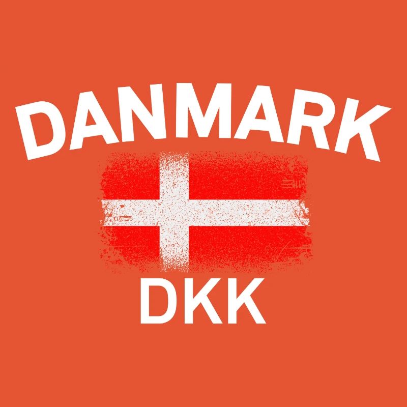 Drapeau danois Grunge Nordic Pride