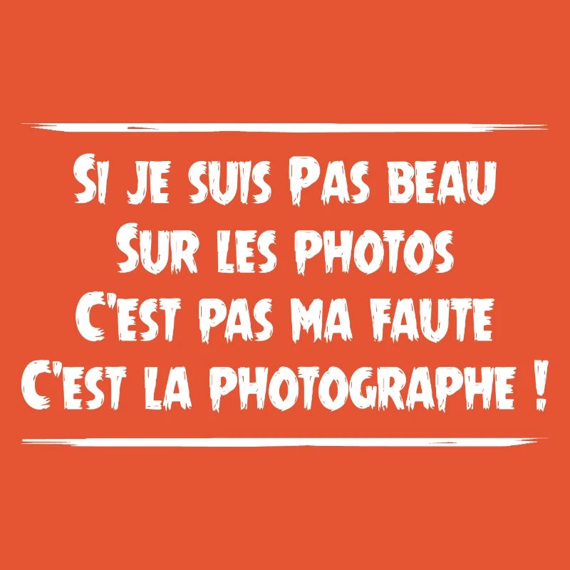 C'est pas ma faute, c'est la photographe ! 