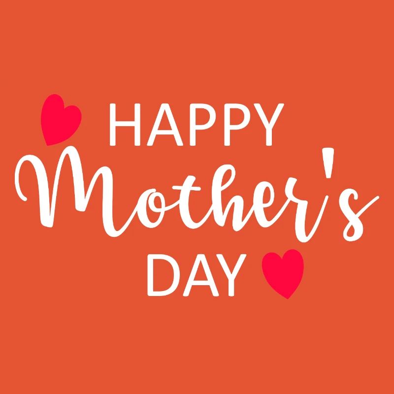 Happy Mother's Day Script Hearts