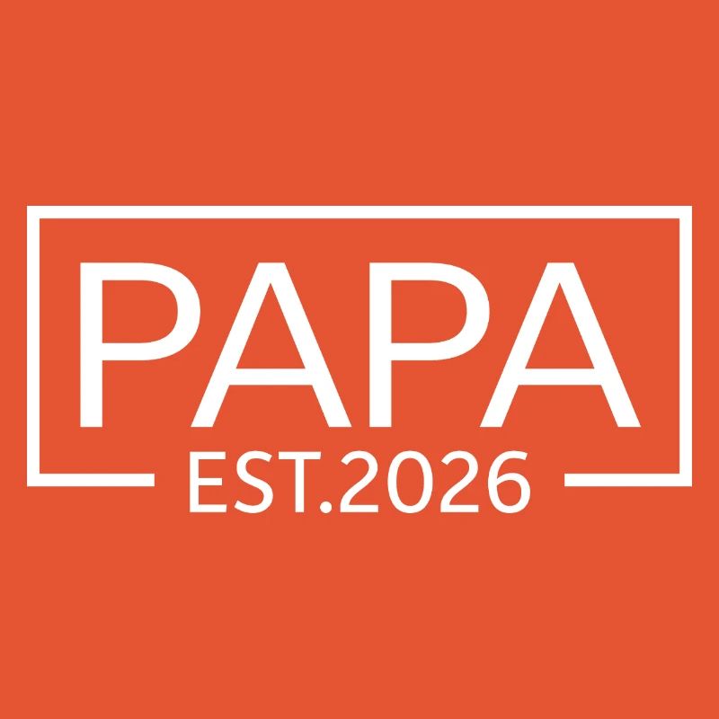 Dad est. 2026 Dad 2026 First time Dad 2026