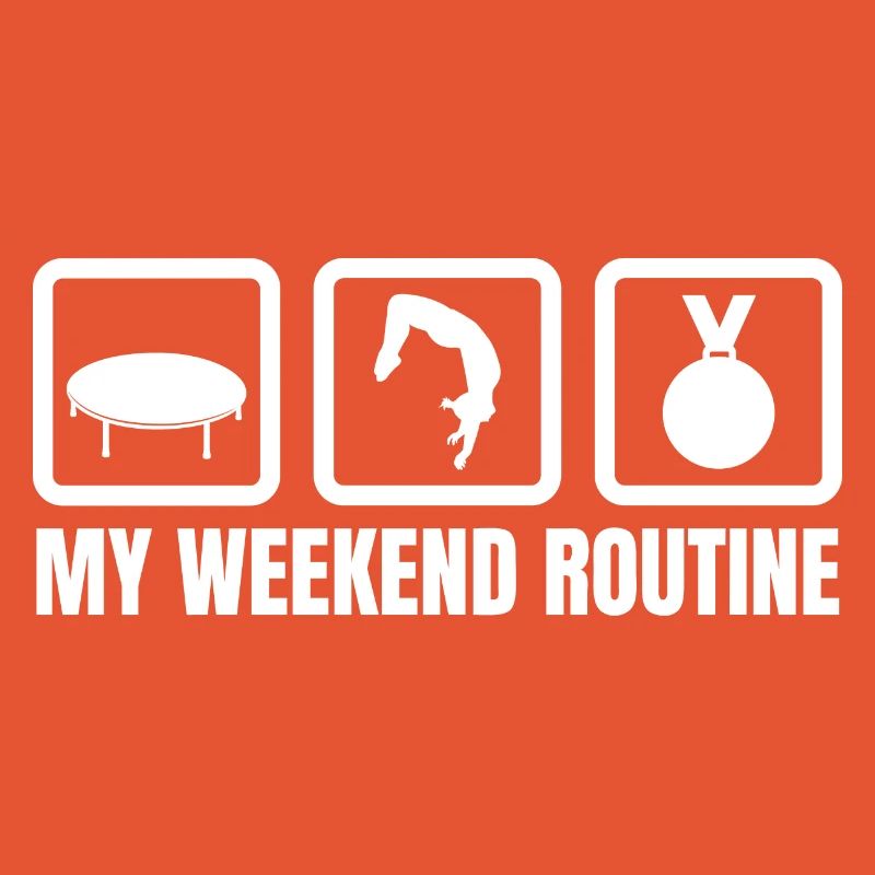 Trampolin Wochenendroutine
