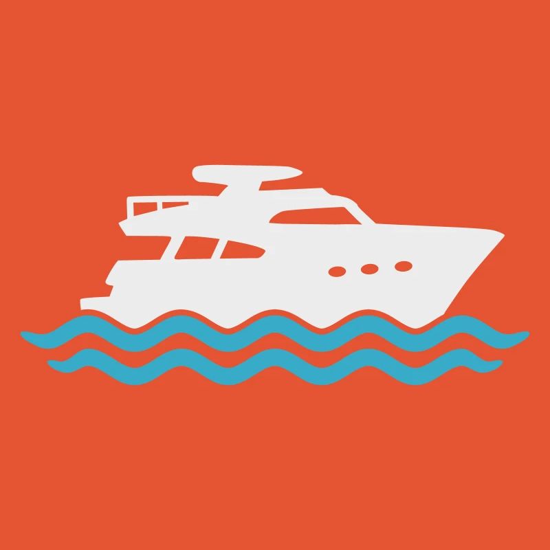 Yacht Silhouette Motorboat