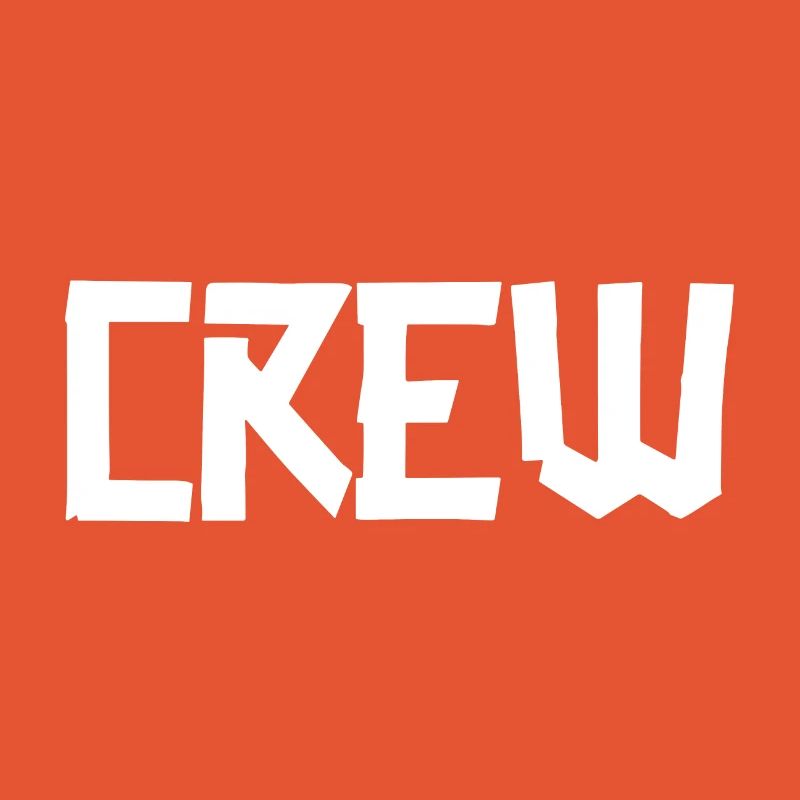 Crew Gaffer Small print White