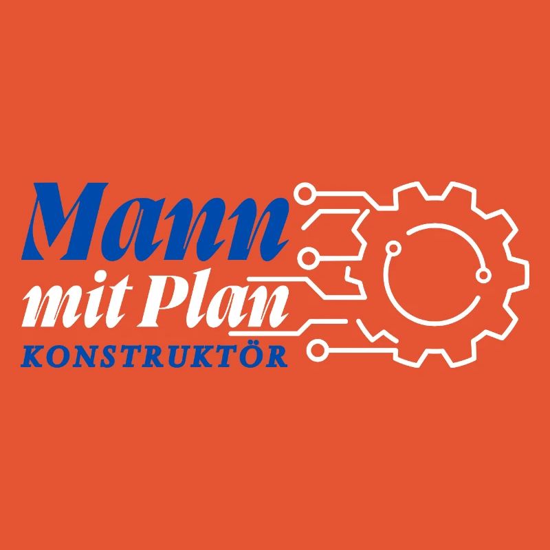 Mann mit Plan - Konstruktör, Konstrukteur