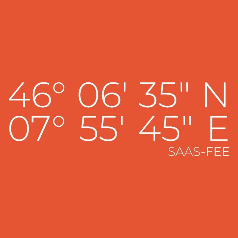 Coordinates Saas-Fee