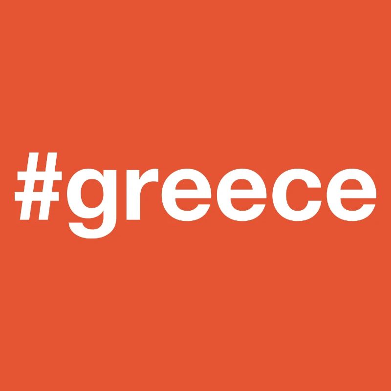 GREECE Hashtag