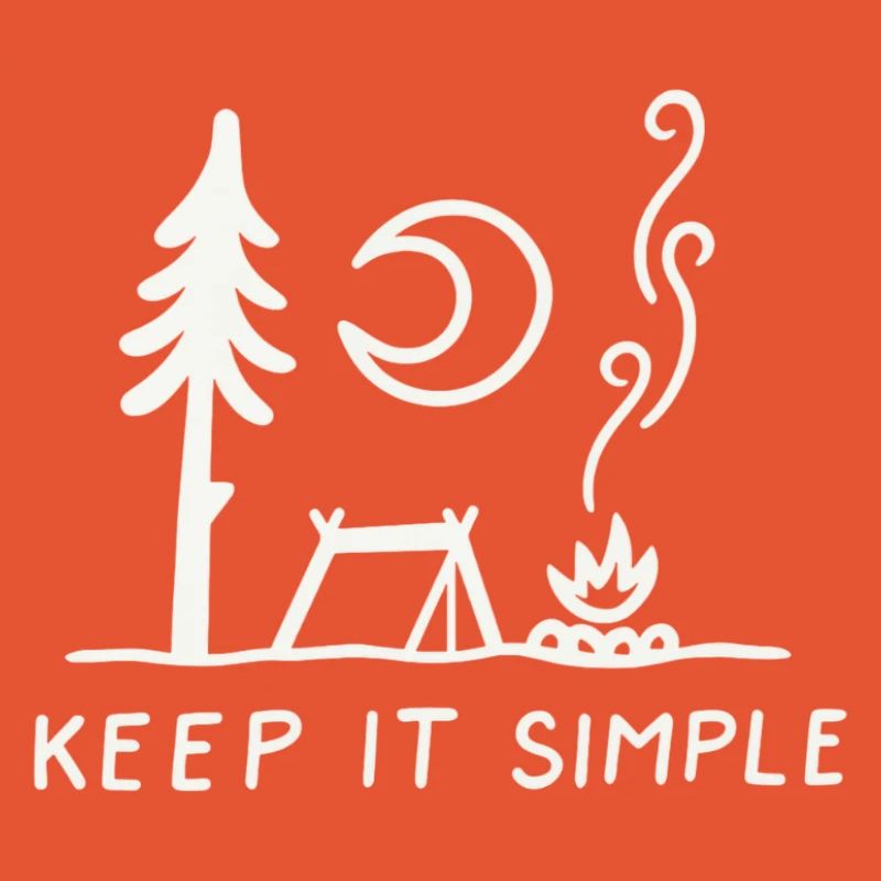 Minimal Camping Skizze: Keep It Simple