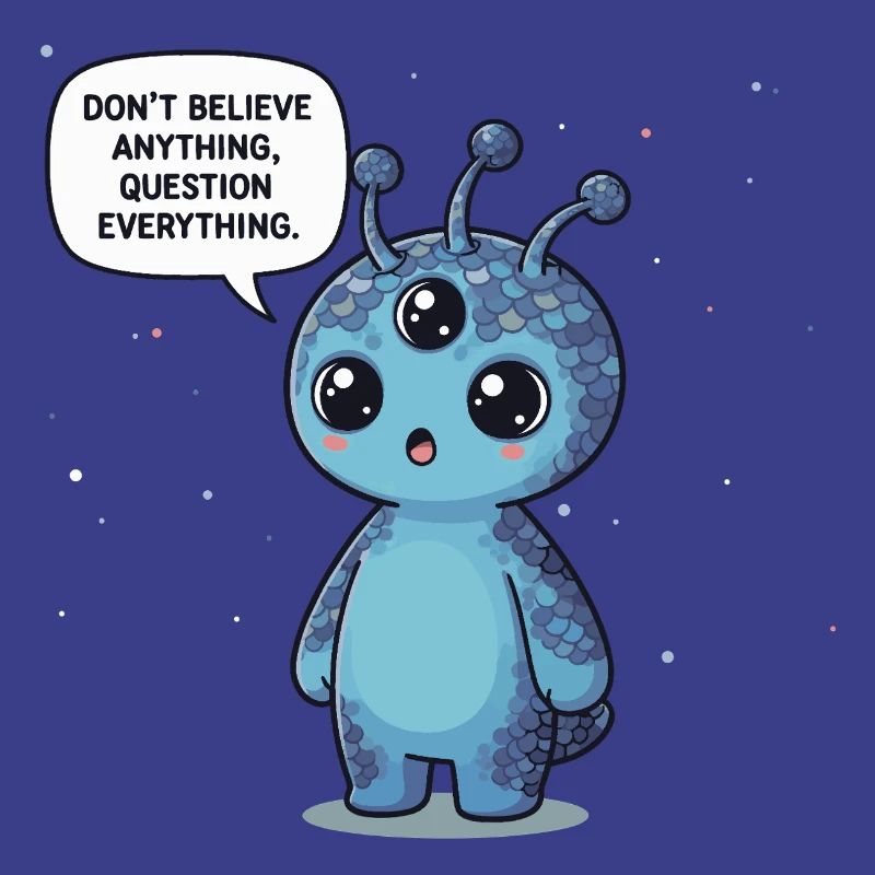 Extraterrestre mignon : Déclaration - Remettez tout en question