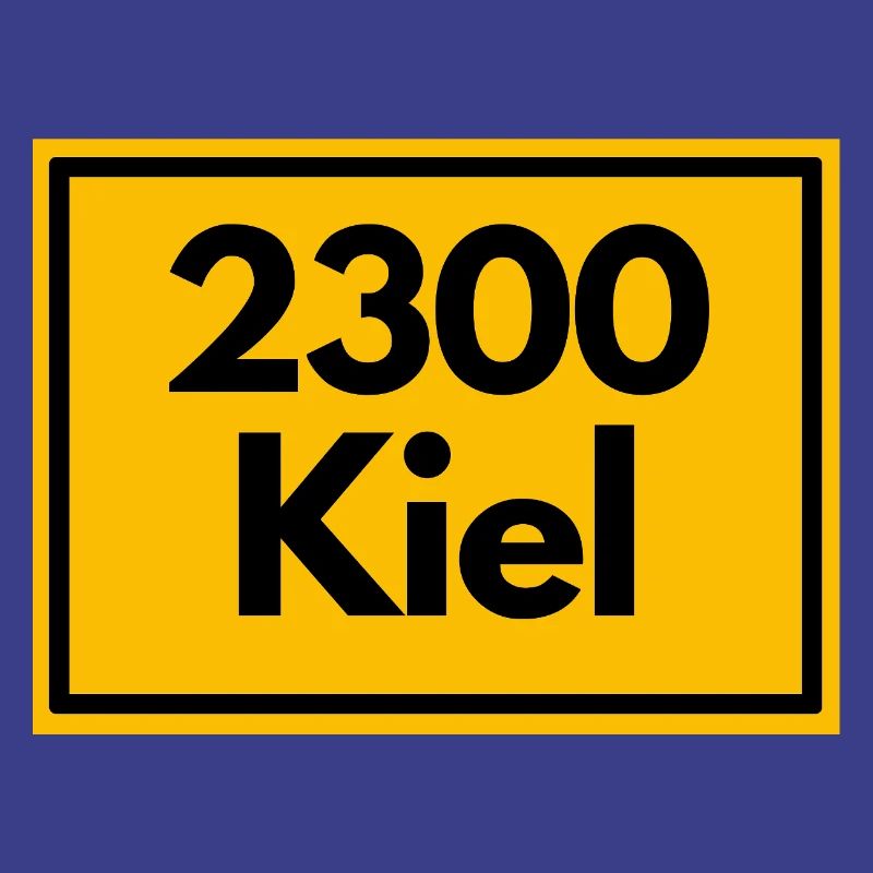 OLD POSTCODE ZIP CODE 2300 KIEL CITY BY THE SEA