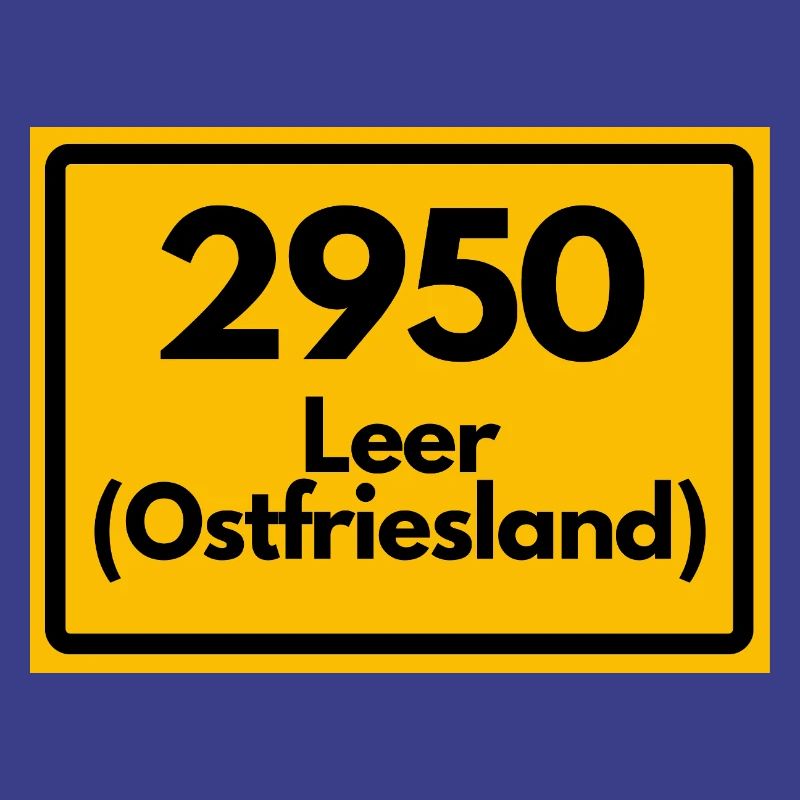 OLD POSTCODE ZIP CODE RETRO 2950 LEER EAST FRISIA