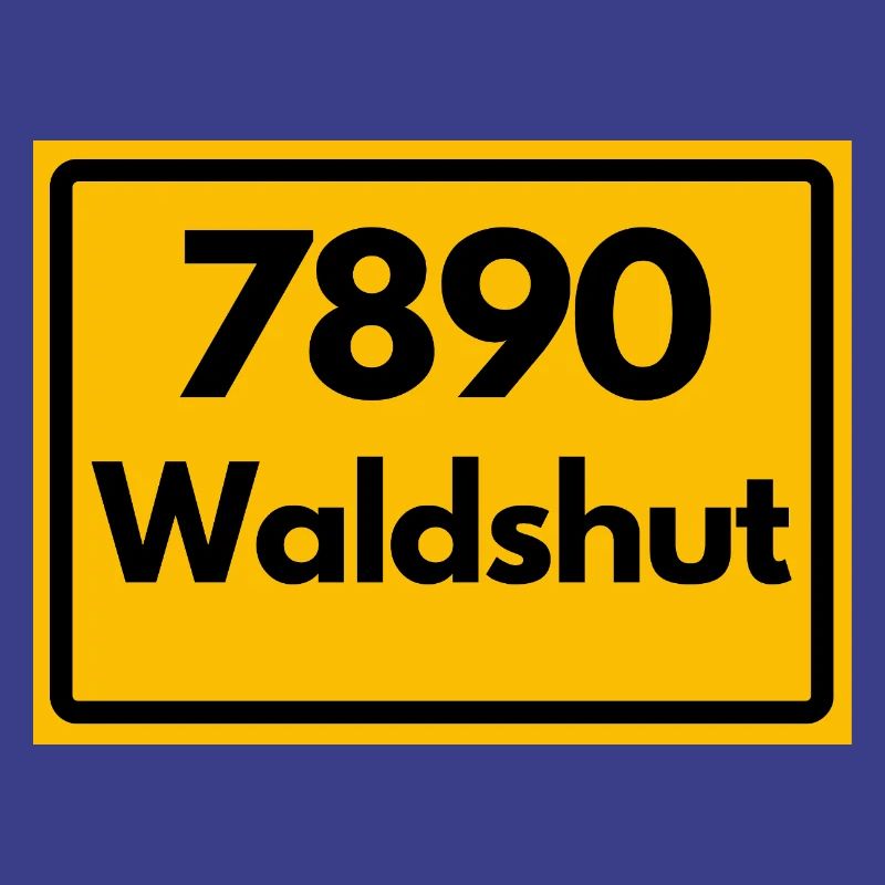 ANCIEN CODE POSTAL RETRO 7890 WALDSHUT HEIMAT