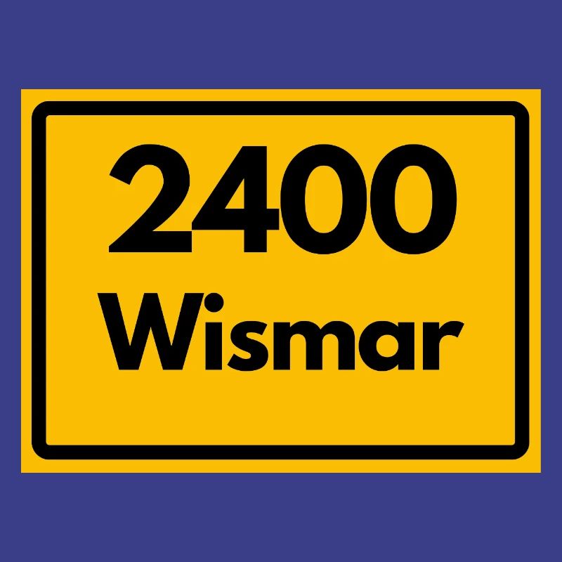 OLD POSTCODE POSTCODE RETRO 2400 WISMAR HEIMAT