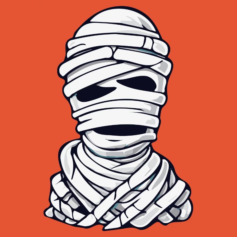 Classic Mummy Cartoon Pattern