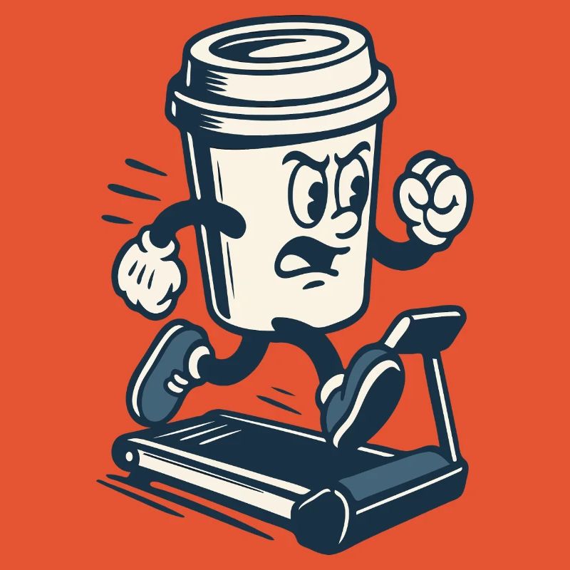 Caffeinated Sprint Coffee Cup