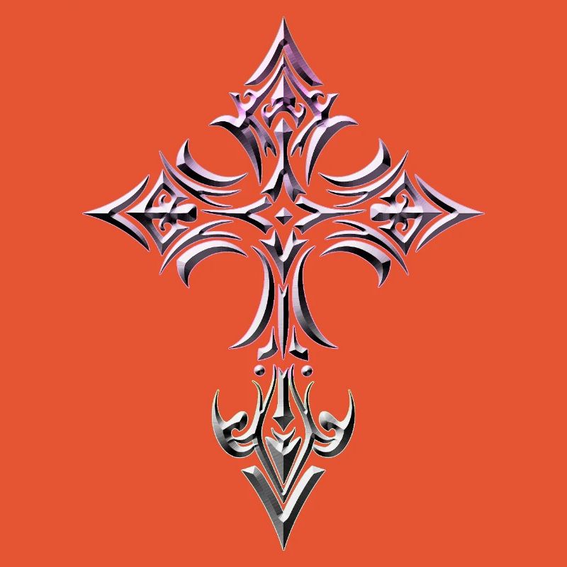 Gradient Gothic Cross