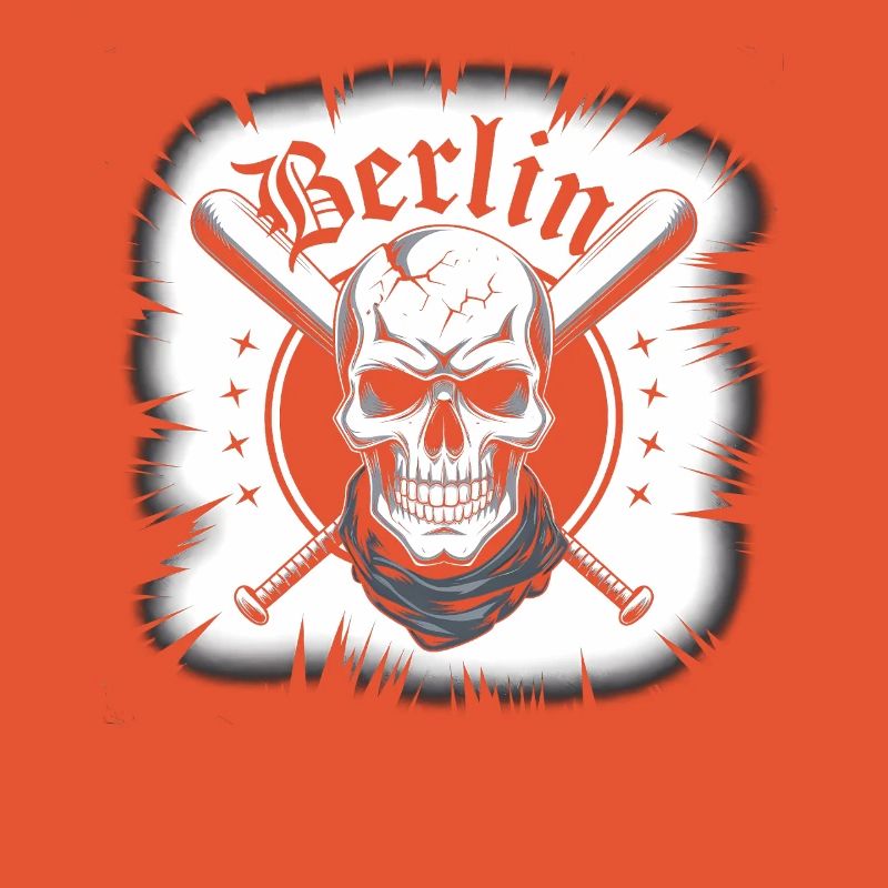 Conception d’épées croisées crâne de Berlin