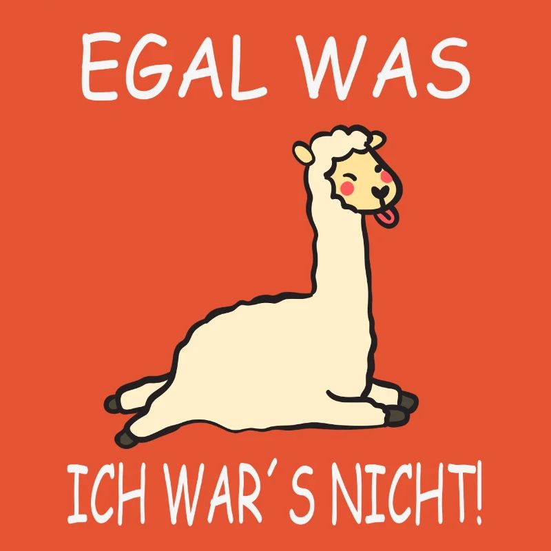 Lama saying: Doesn't matter, it wasn't me