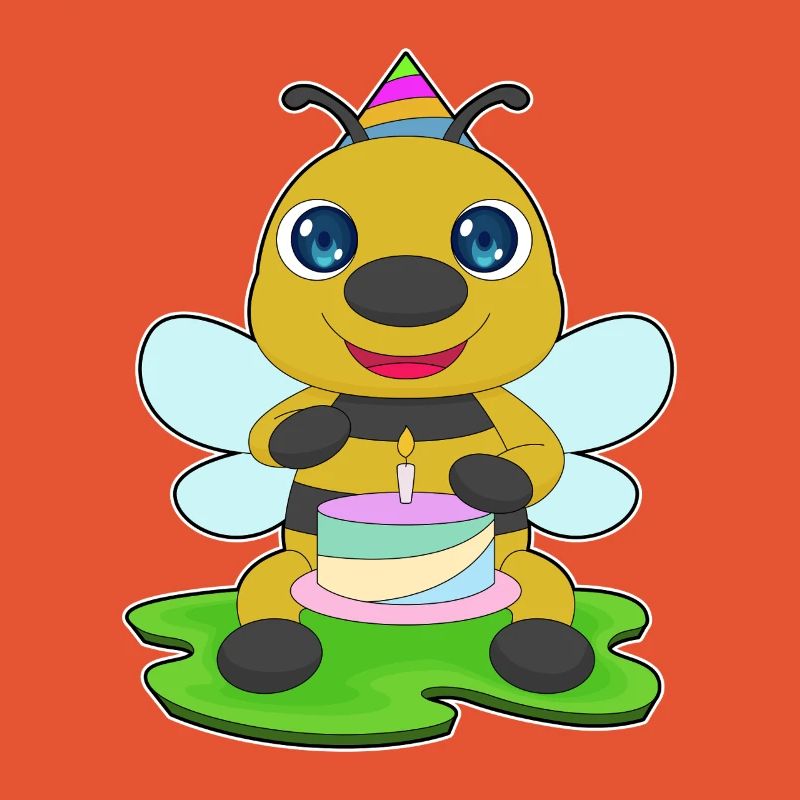 Bee Birthday Cake