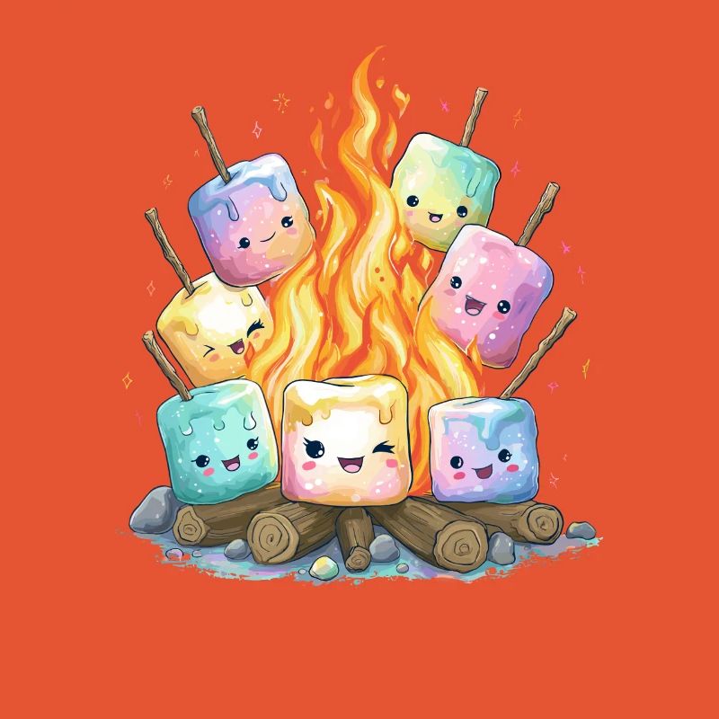 Lagerfeuer Marshmallows Spaß