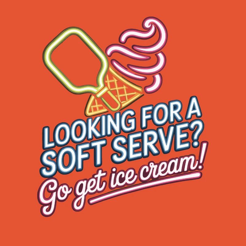 Pickleball Spieler Looking For Soft Serve Dinking
