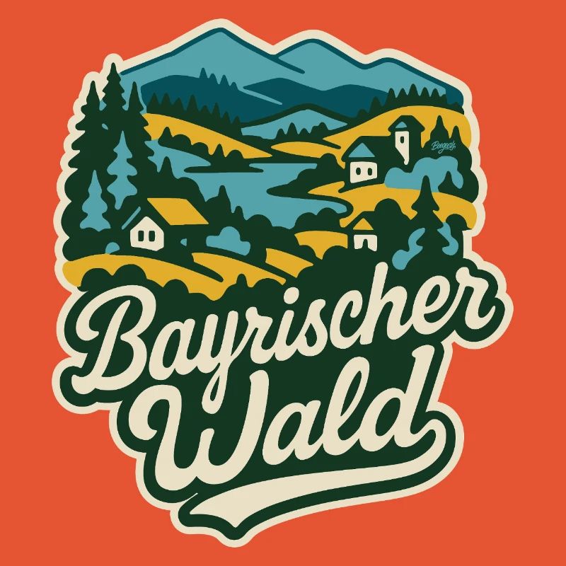 Bavarian Forest Landscape