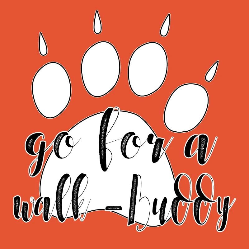 Go for a Walk Buddy – Conception de chien